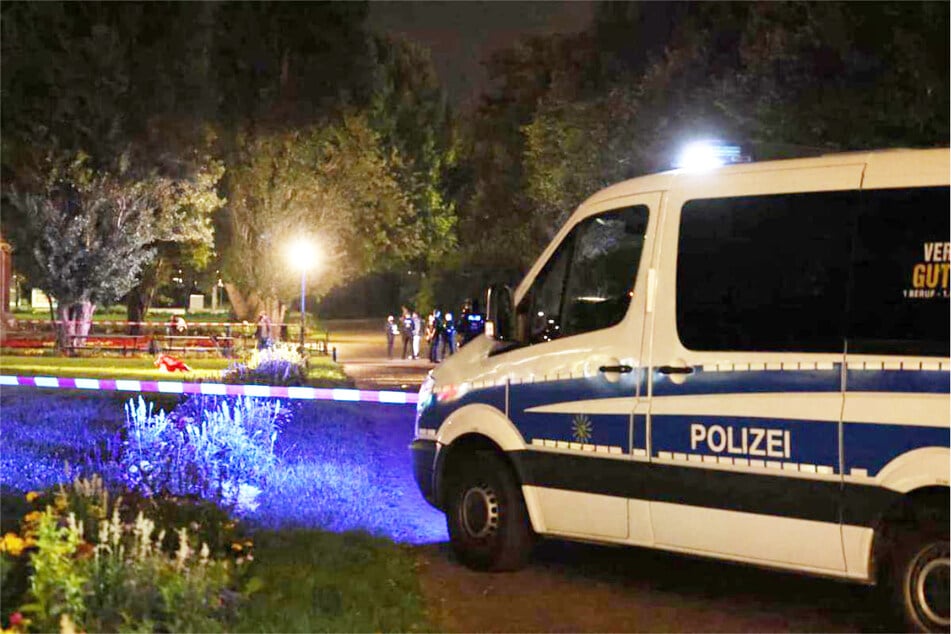 Die Polizei musste erneut zum Bürgermeister-Müller-Park in der Leipziger Innenstadt ausrücken. (Archivbild)