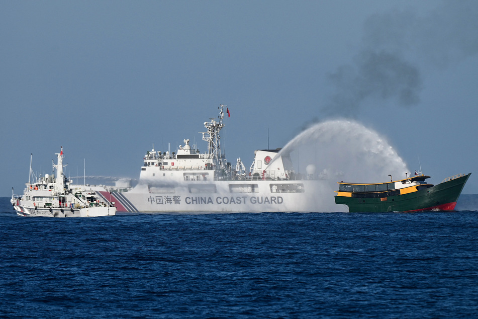 China's coast guard has on occasion deployed water canons against Filipino vessels.