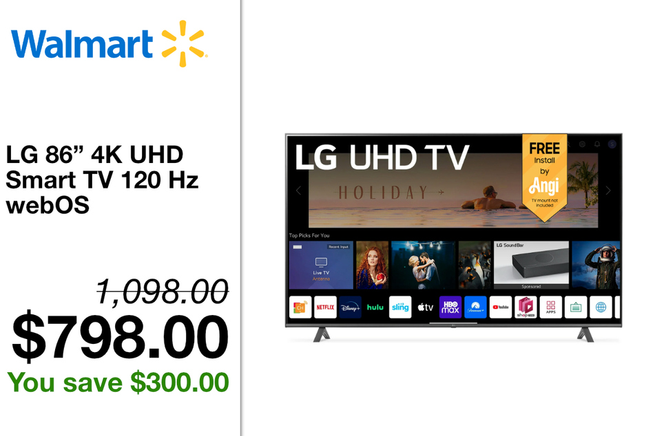 LG 86” 4K UHD Smart TV