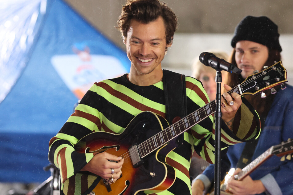 Harry Styles filmed a music video for his song, Daylight, with James Corden last May.