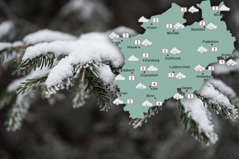 Leichter Schneefall in Teilen von NRW: Wetterdienst warnt vor Glätte!