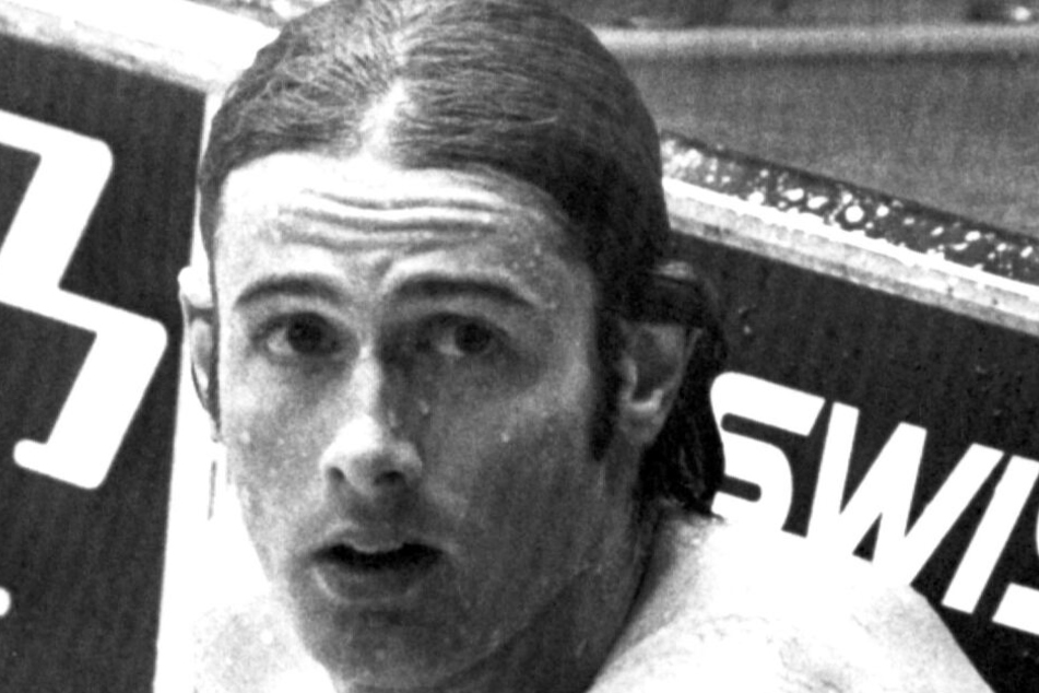 Roland Matthes 1976 in Kanada beim Training für die olympischen Wettbewerbe.