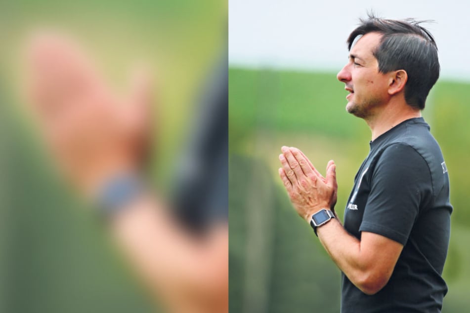 Hilft nur noch beten? FCE-Coach Daniel Meyer weiß, dass Köln ein harter Gegner wird.