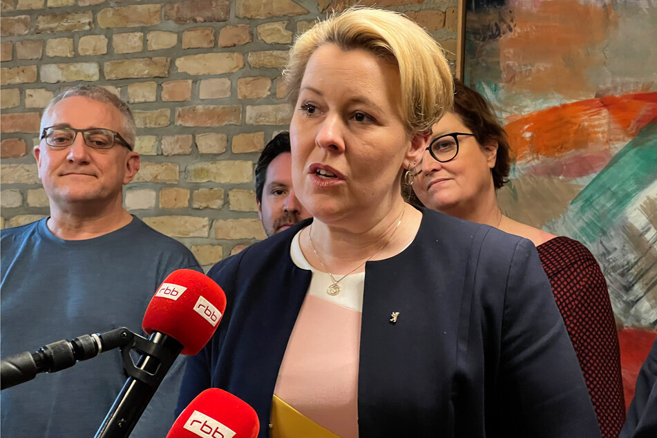 Seit 2021 ist Franziska Giffey (44) von der SPD Regierungschefin.