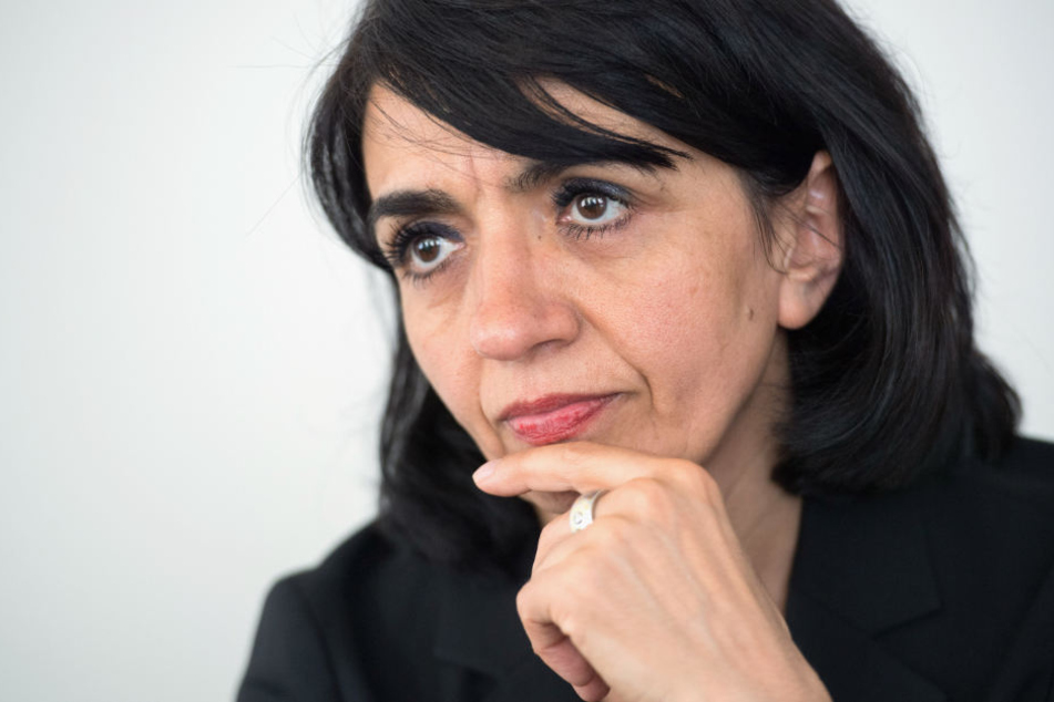 Die baden-württembergische Landtagspräsidentin Muhterem Aras bei einem Interview im Dezember.