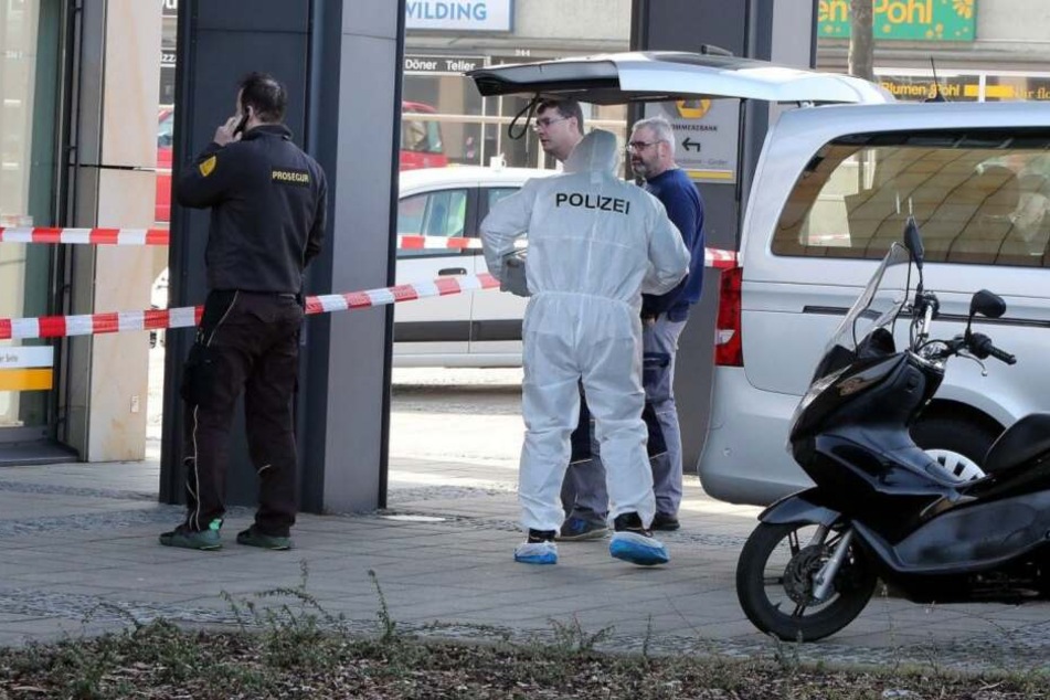 Die Kripo ist im Einsatz.