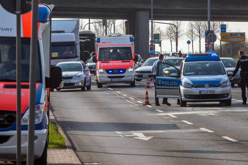 Es staute sich bis zum Schmidtstedter Knoten.