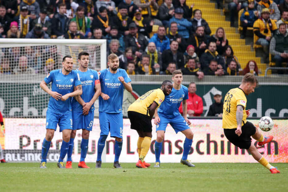 Auf seine Standards könnte es heute gegen Bochum wieder ankommen. Patrick Ebert gilt als Freistoßspezialist und hat sich fest vorgenommen: "Ich will mehr Tore machen."