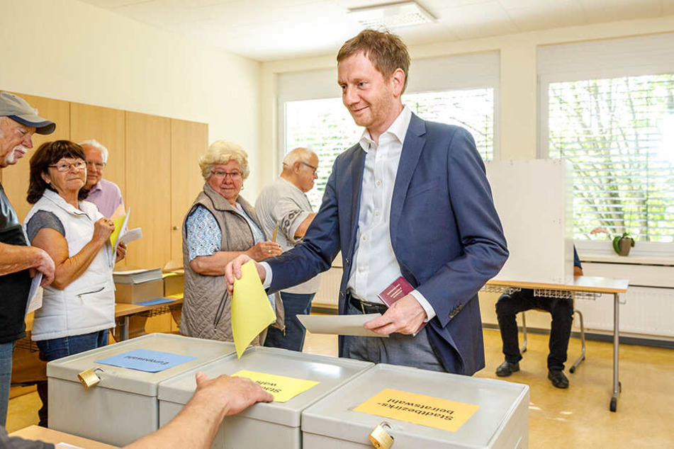 MP Michael Kretschmer (44, CDU) wählte gestern zwar in Dresden, im Herbst aber tritt er in Görlitz zur Landtagswahl an.