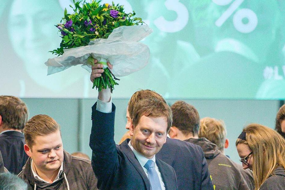 Ministerpräsident Michael Kretschmer (43) führt seine CDU in den Landtagswahlkampf.