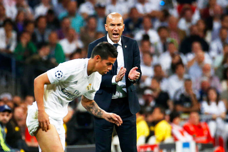 James und Zidane - das hat nie wirklich gepasst. Unter Umständen müssen sich beide in der kommenden Saison miteinander arrangieren.