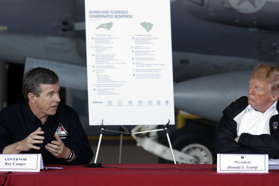 Roy Cooper, Gouverneur North Carolinas, un der US-Präsident.
