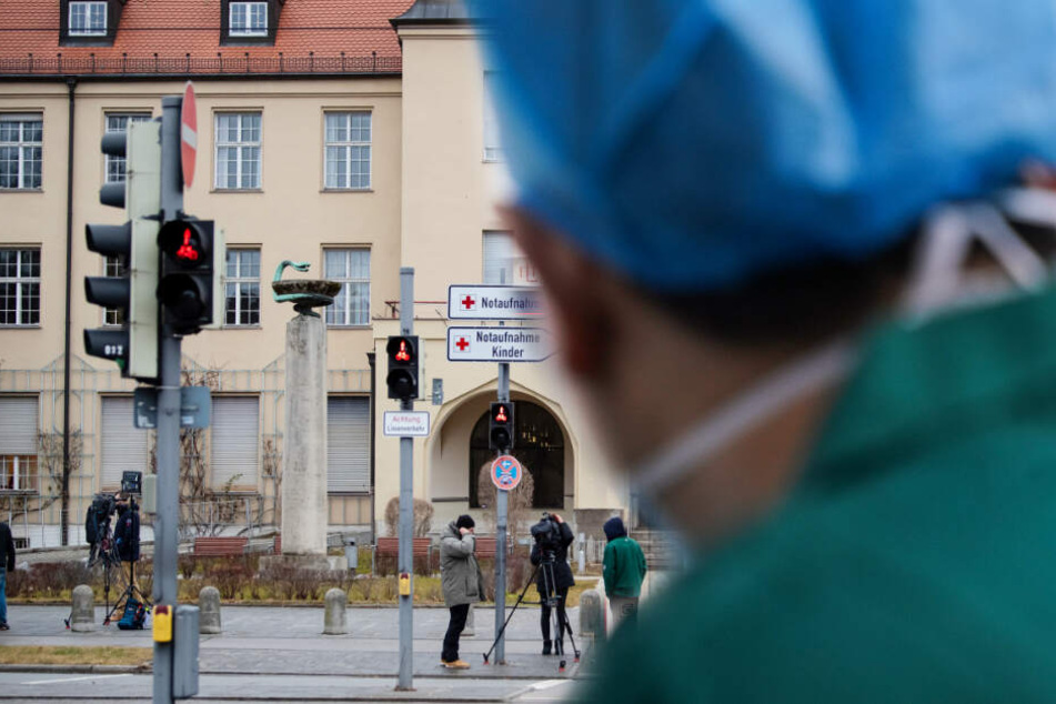 Im Klinikum München Schwabing sind bayrische Coronavirus-Patienten untergebracht.