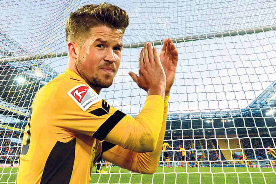Patrick Möschl verabschiedete sich bei seiner Auswechslung mit Applaus von den Fans.