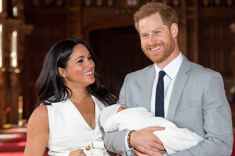 Babyfreuden bei Harry und Meghan nach der Geburt von Baby Archie.
