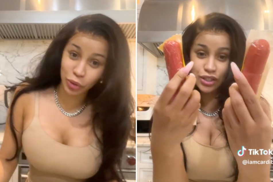 TikTok is all about Cardi B's latest spicy dish. She posted an adorable vid of her making a spicy bowl for her hubby Offset.
