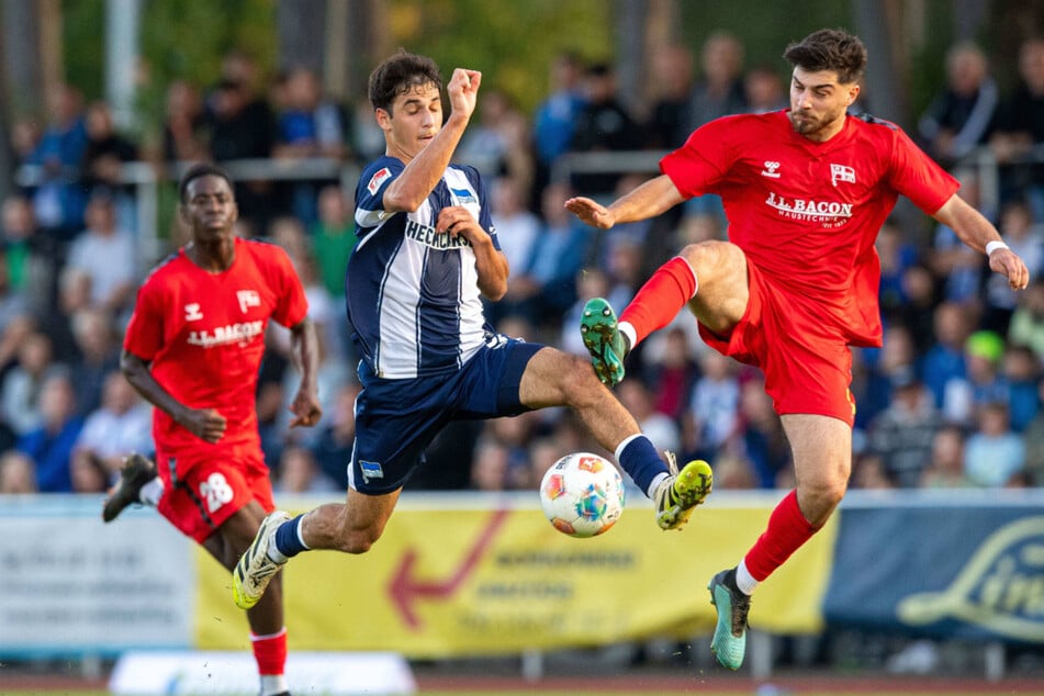Hertha-Talent Yunus Ünal (17, l.) wusste zu überzeugen.