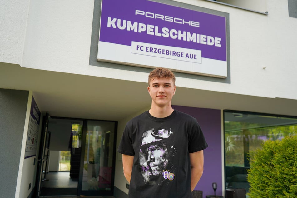 Paul Seidel (19) wird Profi beim FC Erzgebirge Aue.