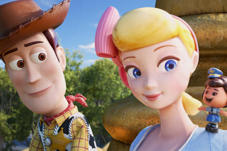 Cowboy Woody (links) mit Porzellinchen (Mitte) und Giggle McDimples.