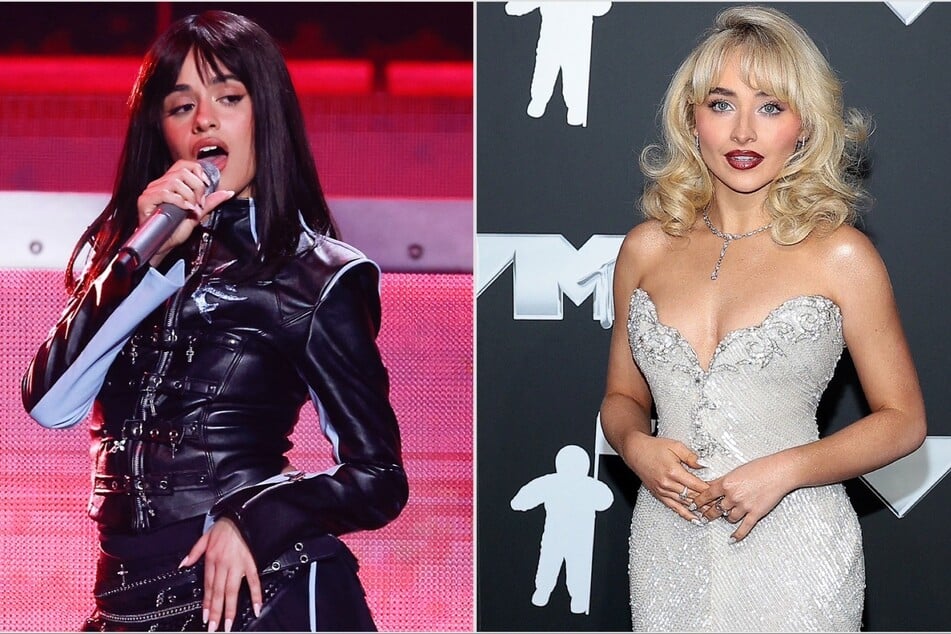 Did Camila Cabello (l.) give Sabrina Carpenter a "taste" of her own medicine with some subtle shade at the 2024 iHeartMusic Festival?