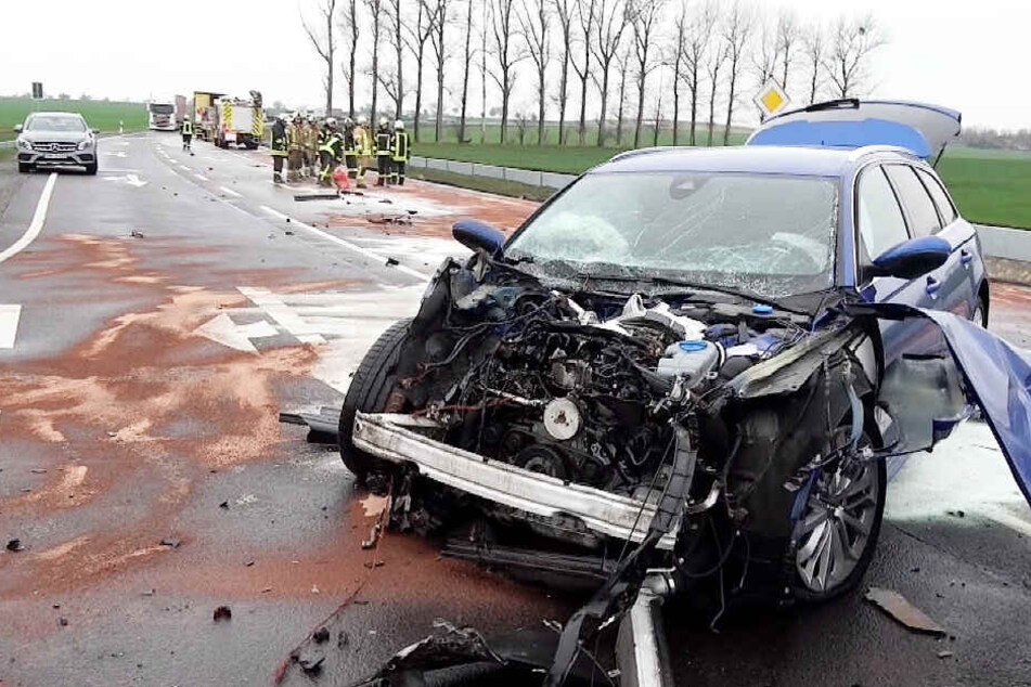 An dem Auto entstand Totalschaden.