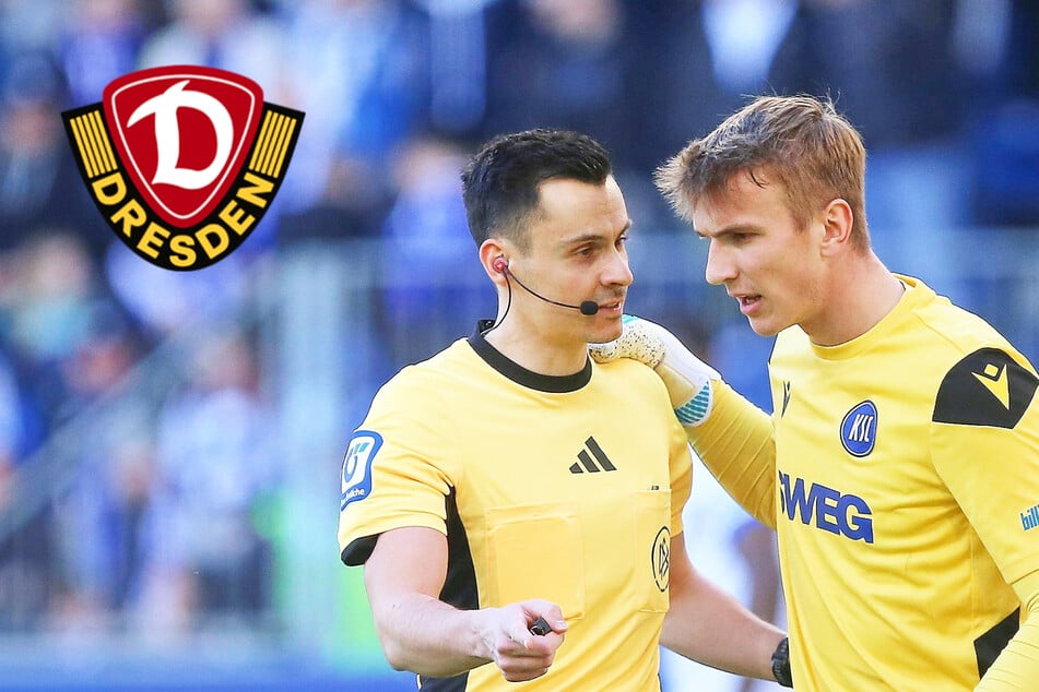 Dynamo-Dresden-Blog: Fünfte Gelbe Karte! KSC-Torwart gegen die SGD gesperrt