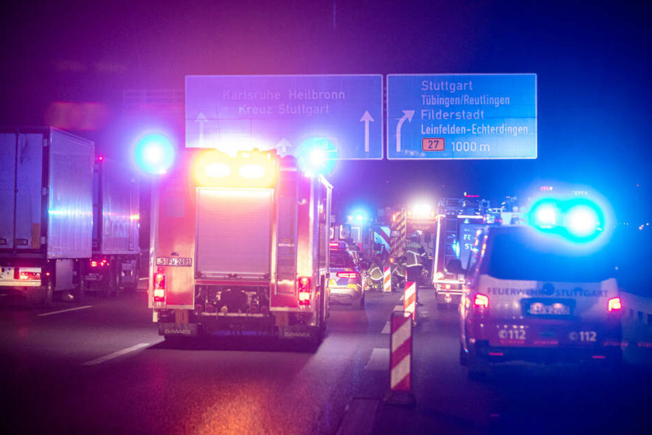 Der Verkehr wurde an der Unfallstelle vorbeigeleitet.