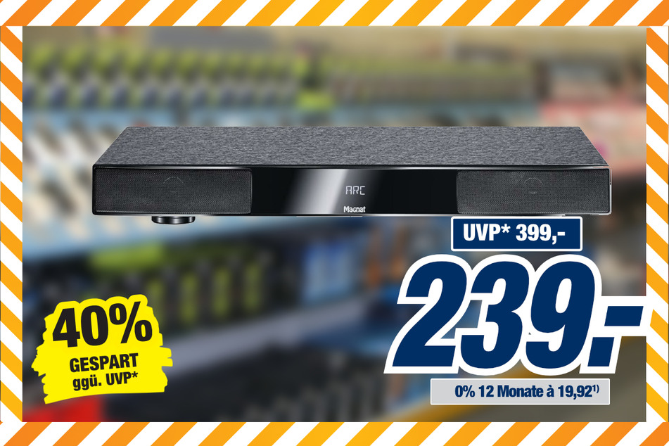 Vollaktives Sounddeck mit eingebautem Subwoofer