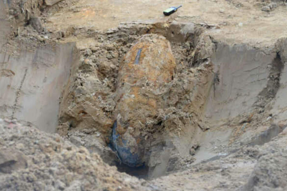 Die Bombe wurde bei Bauarbeiten in Heimfeld gefunden.