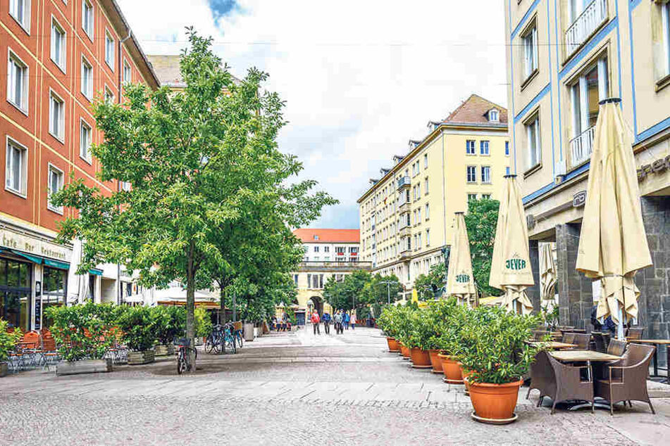 Positiv-Beispiel: So wie hier in der Weißen Gasse, soll es bald auch an anderen Punkten der Innenstadt aussehen.