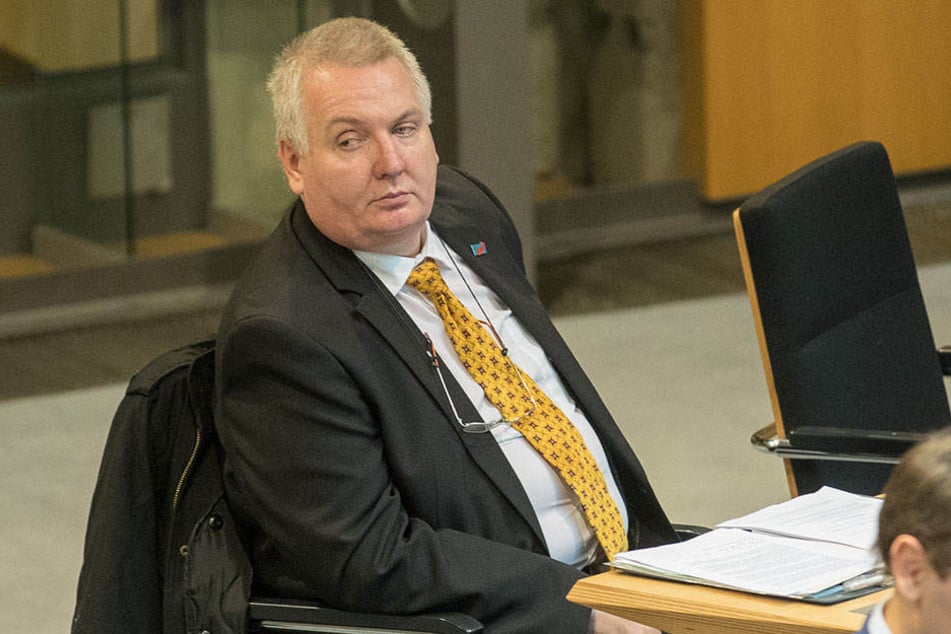 AfDler Kay Nerstheimer bei einer Sitzung im Abgeordnetenhaus. Am Mittwoch verlor er seine Immunität.
