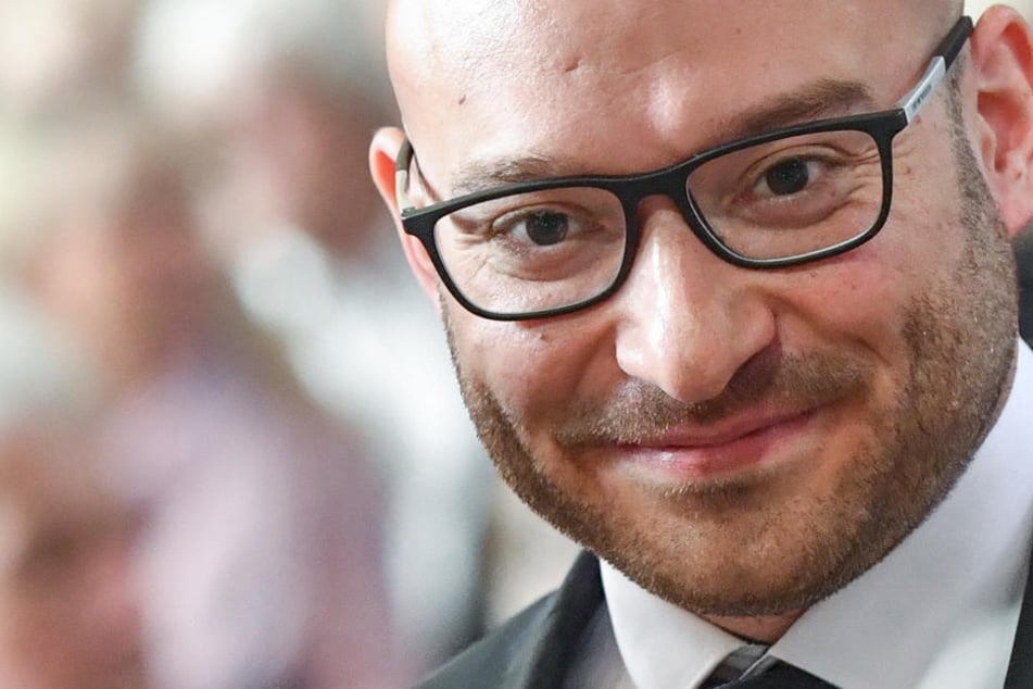 René Wilke, bei seiner Ernennung zum neuen Oberbürgermeister der Stadt Frankfurt (Oder) in der Marienkirche.