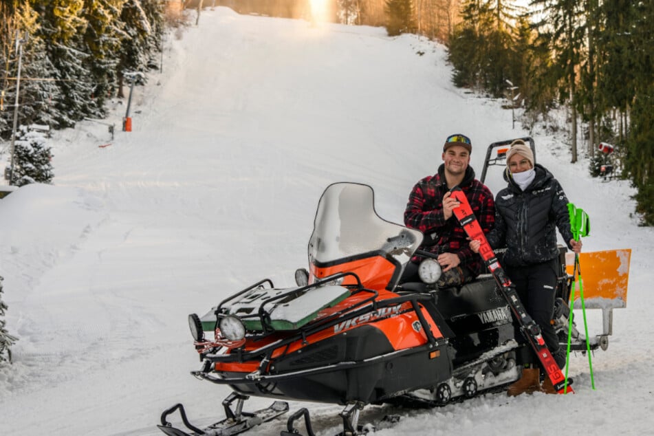 Chemnitz: Beste Bedingungen am steilsten Hang von Chemnitz: Hier werden die Ski-Stars von morgen gesucht