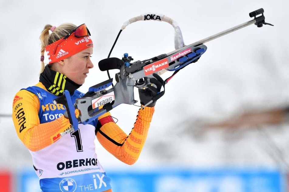 Ex-Biathletin Maren Hammerschmidt (36) arbeitet mittlerweile als Pressesprecherin für das deutsche Biathlon-Team. (Archivbild)