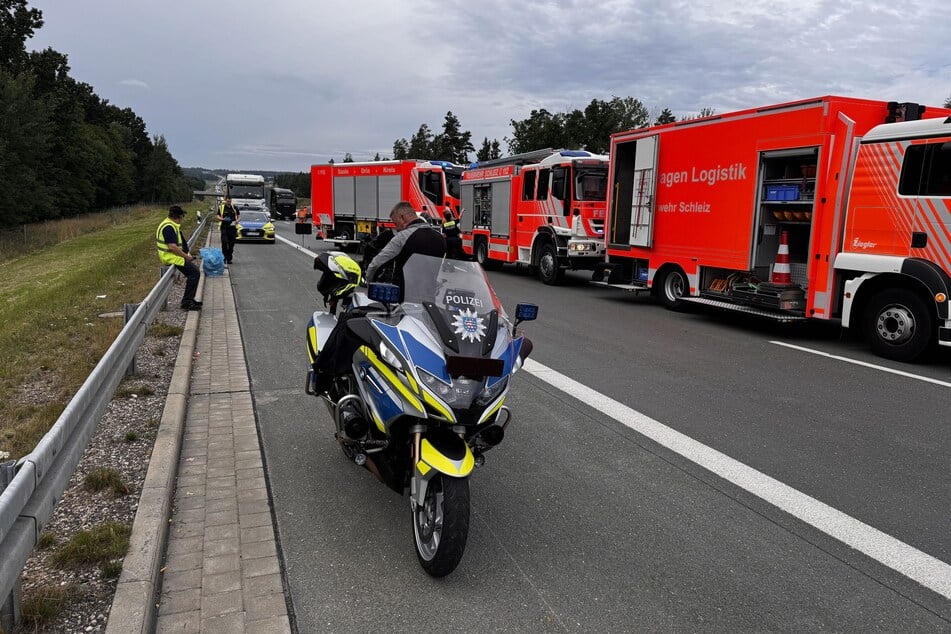 Zahlreiche Rettungskräfte waren vor Ort.