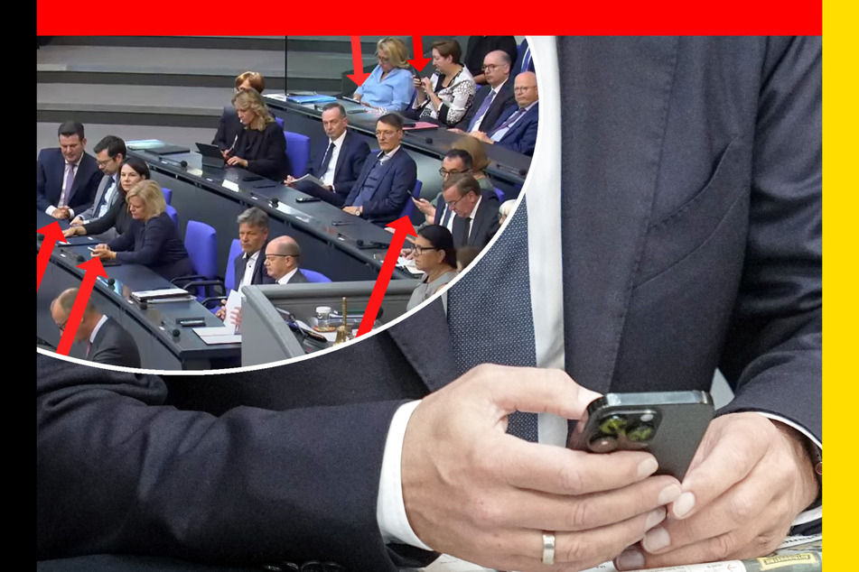 Handy-Sucht im Bundestag: Einer spricht, alle glotzen!