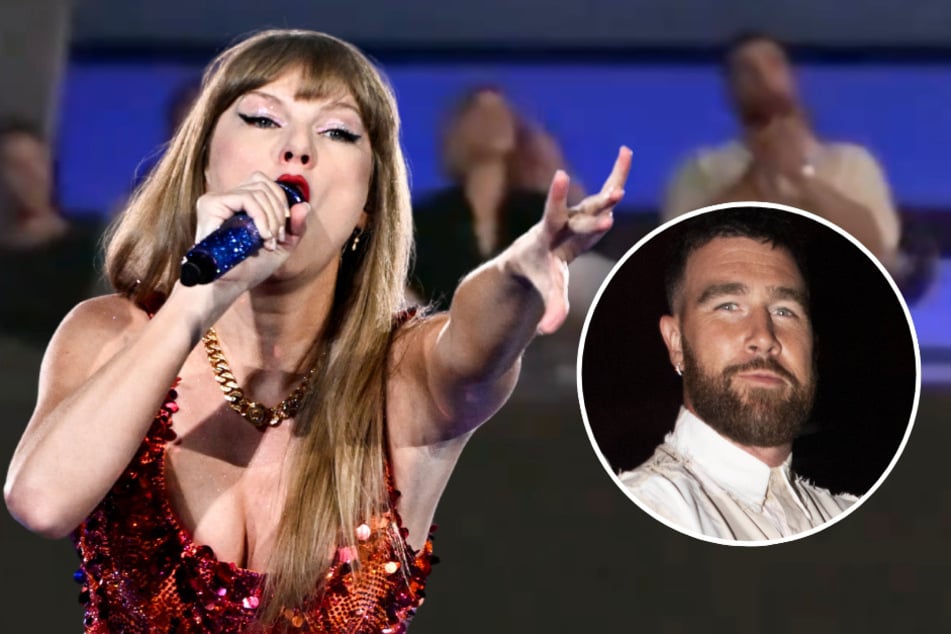 All eyes turn to Travis Kelce as Taylor Swift sings The Alchemy for the Eras Tour in Paris!