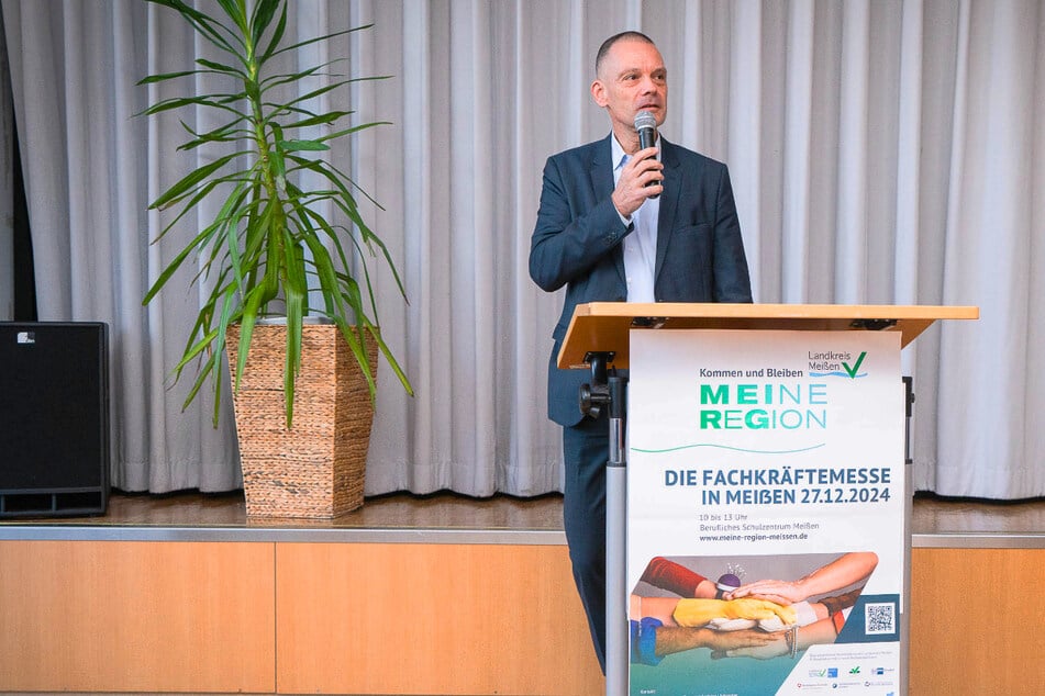 Landrat Ralf Hänsel weiß, warum die 5. Fachkräftemesse für Heimkehrer in die Region Meißen so wichtig ist.