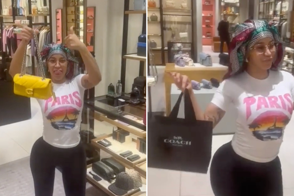 Cardi B delighted fans on TikTok by buying a Coach bag after dissing the brand in her latest song.
