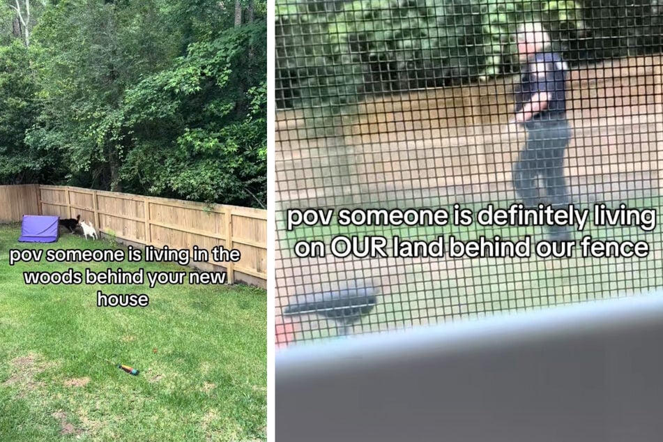 Una residente en Estados Unidos alertó a la policía cuando descubrió a un "compañero de vivienda" no deseado en su jardín.