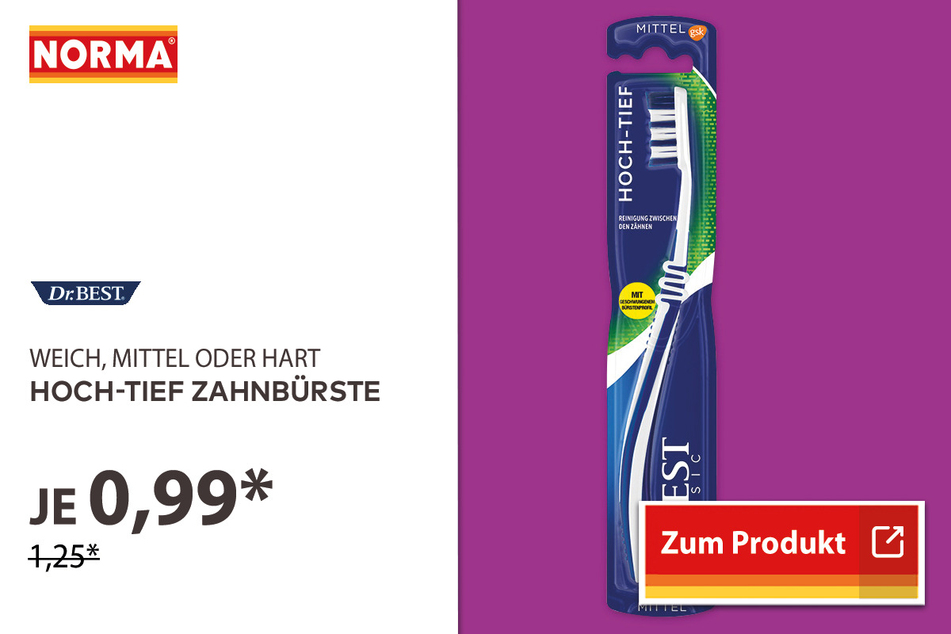 Hoch-Tief Zahnbürste für 0,99 Euro