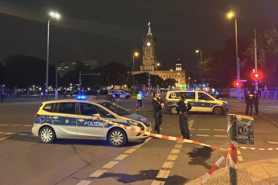 Die Polizei verfolgte das Unfallauto.