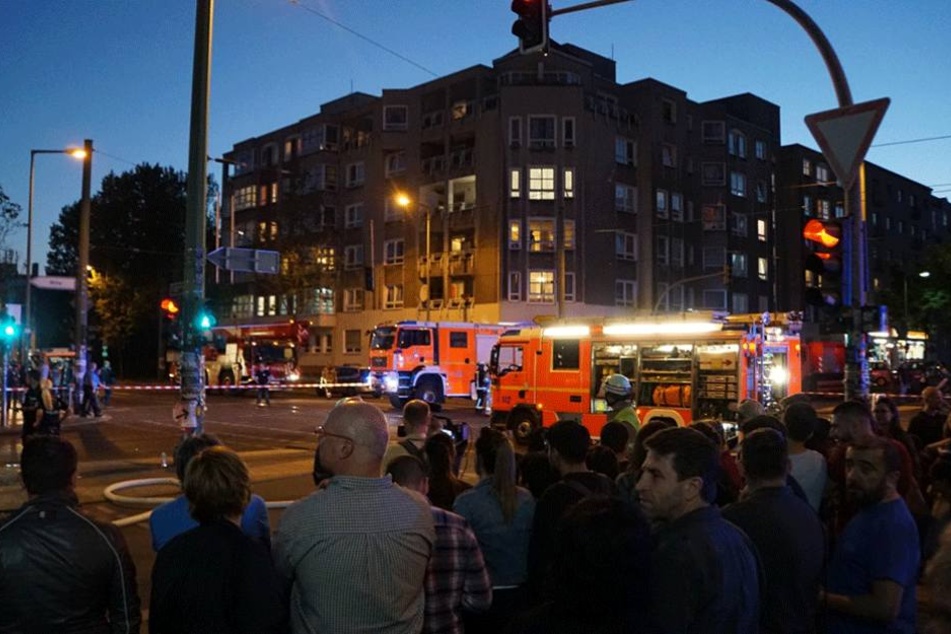 Die Einsatzkräfte waren mit einem Großaufgebot vor Ort.