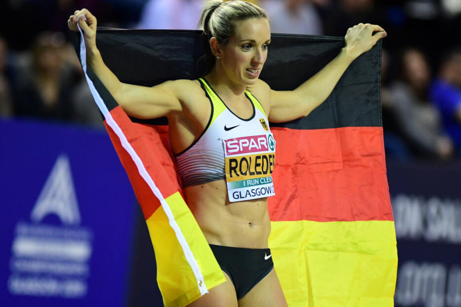 Noch einmal Silber: Hürdenläuferin Cindy Roleder musste sich nur einer niederländischen Konkurrentin geschlagen geben.