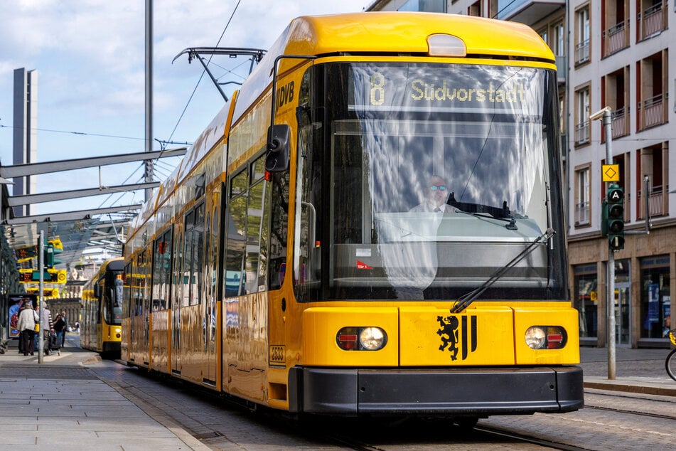 Bislang bringt die Straßenbahnlinie 8 ihre Fahrgäste von der Südvorstadt über das Zentrum bis nach Hellerau.