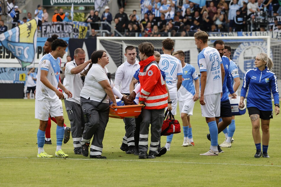 Ephraim Eshele (22) verletzte sich gegen Babelsberg und wird länger fehlen.