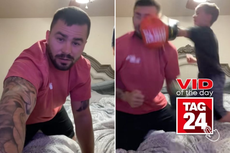 viral videos: Viral Video of the Day for March 7, 2025: Father-son boxing lesson takes hilarious turn!