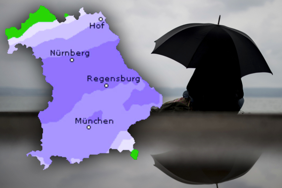 Wetter spielt Bayern übel mit: Schneematsch, Frost und Regen