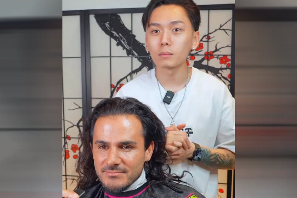 Thai Nguyen macht große Augen, als ihm sein Gast verrät, wie alt er ist.