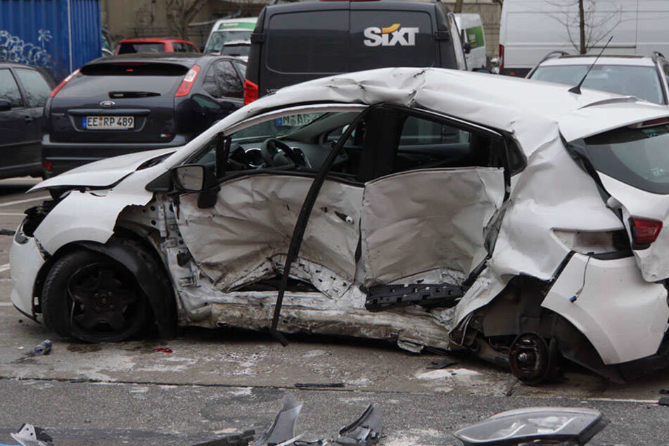 In diesem Auto starb die 21-jährige Fabien.